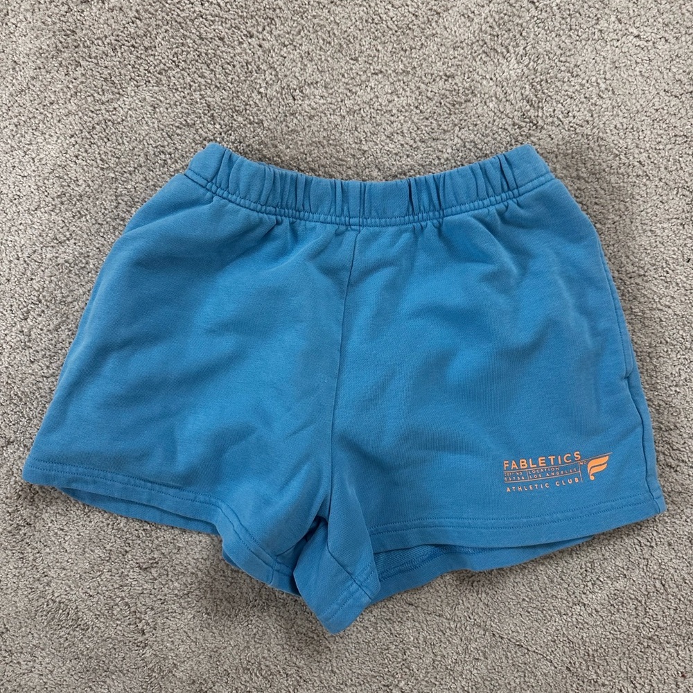 Fabletics Women's Athletic Shorts in Vibrant Blue
